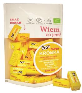 Krówki BANANOWE bezmleczne bezglutenowe BIO 150 g Me Gusto (Super Krówka)