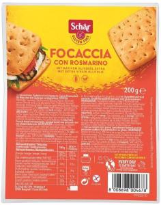 FOCACCIA CON ROSMARINO (3X66G) 200G SCHAR