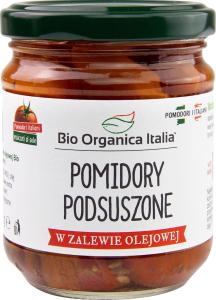 POMIDORY SUSZONE W OLEJU BIO 190 G (SŁOIK) BIO ORGANICA ITALIA