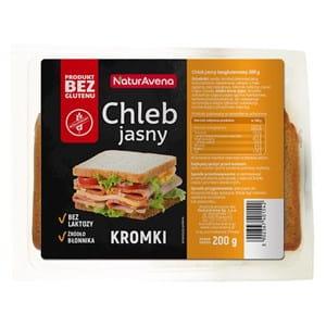 CHLEB JASNY BEZGLUTENOWY 200 G NATURAVENA