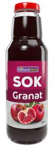 SOK Z GRANATU 100 % 750 ML NATURAVENA