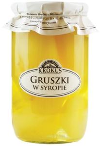GRUSZKI W SYROPIE 720 G (360 G) KROKUS