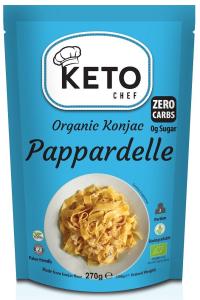 MAKARON KETO (KONJAC TYPU NOODLE PAPPARDELLE) BEZGLUTENOWY BIO 270 G KETO CHEF (BETTER THAN FOODS)
