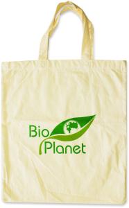 Torba na zakupy (bawełniania) z logo Bio Planet