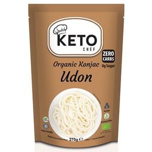 MAKARON KETO (KONJAC TYPU NOODLE UDON) BEZGLUTENOWY BIO 270 G - KETO CHEF (BETTER THAN FOODS)