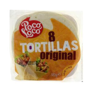 TORTILLA ORIGINAL 20CM,8SZT, 320G, POCO LOCO