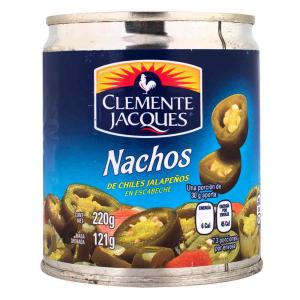 PAPRYCZKI JALAPENO KROJONE NACHOS CLEMENTE JACQUES 220 G