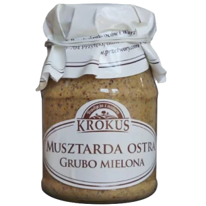 Musztarda OSTRA GRUBO MIELONA 180 g Krokus