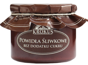 POWIDŁA ŚLIWKOWE BEZ DODATKU CUKRÓW 310 G KROKUS