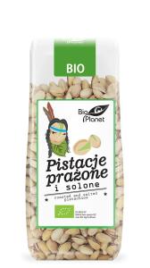 PISTACJE PRAŻONE I SOLONE BIO 100 G - BIO PLANET