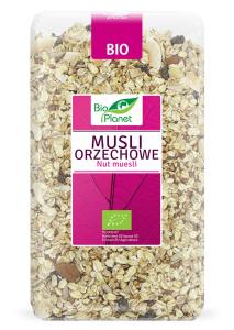 MUSLI ORZECHOWE BIO 600 G BIO PLANET