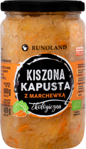 KAPUSTA KISZONA Z MARCHEWKĄ BIO 680 G (410 G) RUNOLAND