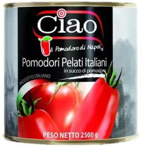 POMIDORY PELATI 1,53KG, 2,5KG CIAO