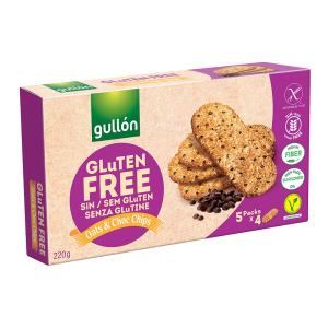 Ciasteczka bezglutenowe z kawałkami czekolady 220 g Gullón
