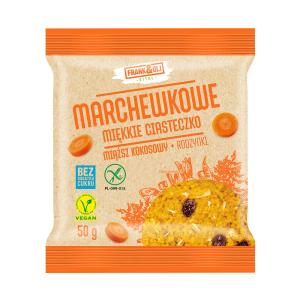 Ciasteczko marchewkowe z miąższem kokosowym i rodzynkami 50g, Frank&Oli