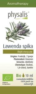 OLEJEK ETERYCZNY LAWENDA SZEROKOLISTNA BIO 10 ml - PHYSALIS