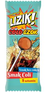 Lizik COLOSZOK lizak bez cukru smak coli