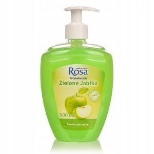 Mydło w płynie 0,5l. z dozownikiem Rosa Antybakteryjne Zielone Jabłuszko