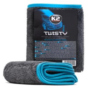 K2 TWISTY PRO DWUSTRONNY RĘCZNIK MIKROFIBRA DO OSUSZANIA LAKIERU 40x60cm