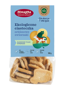 CIASTECZKA ORKISZOWE ZWIERZAKI BIO 100 G ZEMANKA