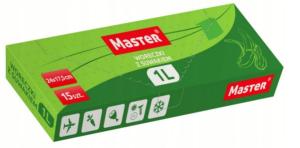 MASTER WORECZKI Z SUWAKIEM NA ŻYWNOŚĆ MOCNE 1L 15SZT 24X17,5CM