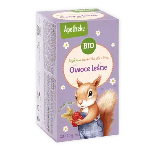 HERBATKA BAJKOWA DLA DZIECI - OWOCE LEŚNE Z MALINĄ BIO (20 x 1,5 g) 30 g - APOTHEKE