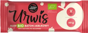 BATON JABŁKOWY URWIS BEZGLUTENOWY BIO 40 g - ZMIANY ZMIANY