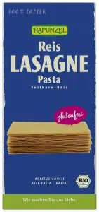MAKARON (RYŻOWY RAZOWY) LASAGNE BEZGLUTENOWY BIO 250 g - RAPUNZEL