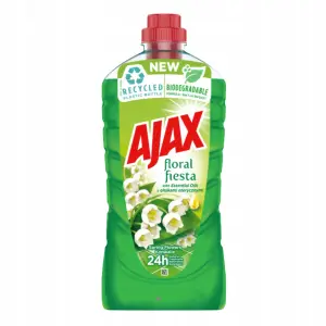 AJAX FLORA FIESTA UNIWERSALNY PŁYN DO MYCIA POWIERZCHNI PODŁÓG KONWALIE 1L