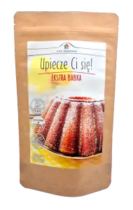 MIESZANKA DO WYPIEKU BABKI BEZ DODATKU CUKRÓW BEZGLUTENOWA 500 g - PIĘĆ PRZEMIAN