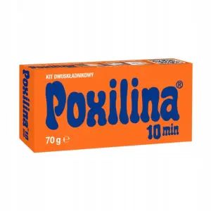 POXILINA DWUSKŁADNIKOWY KLEJ KIT EPOKSYDOWY SPOIWO PLASTYCZNE 70G