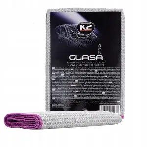 K2 Glasa Pro mikrofibra waflowa do szyb luster 40x40 320g