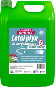SUMMER SPRINT - LETNI PŁYN DO SPRYSKIWACZY - JABŁKO Z MIĘTĄ - 5L
