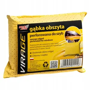 VIRAGE Gąbka Obszyta Perforowanż Irchą Syntetyczną do Szyb i Luster