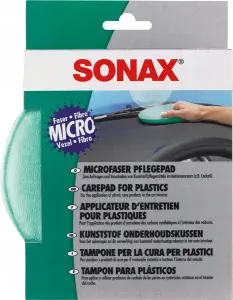 SONAX - GĄBKA APLIKATOR Z MIKROFIBRY DO PLASTIKÓW