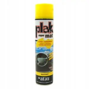 ATAS PLAK SUPER MAT CYTRYNA 600ml MATOWY PLAK DO KOKPITU
