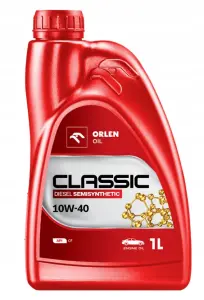 Półsyntetyczny Olej silnikowy ORLEN CLASSIC DIESEL SEMISYNTHETIC 10W40 1L