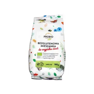 Probio Mieszanka do wypieku ciasta bezglutenowa 500 g Bio