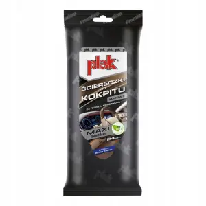 PLAK MAXI ŚCIERECZKI CHUSTECZKI DO KOKPITU MATOWE BLACK TREND