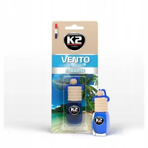 K2 VENTO 8ml PARADISE ZAPACH W BUTELECZCE ZAWIESZKA ZAPACHOWA BLISTER
