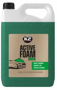 K2 AKTYWNA PIANA ZIELONA kolorowa, active foam 5L do mycia aut .
