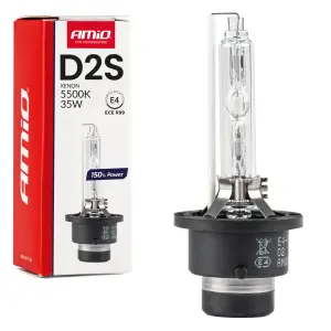 Żarówka ksenonowa żarnik xenon D2S 5500K AMiO 150% POWER AMIO-01973