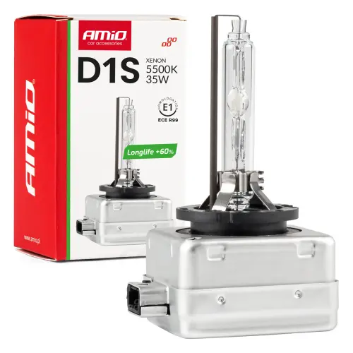 Żarówka ksenonowa żarnik xenon D1S 5500K AMiO LONG LIFE AMIO-01969