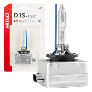 Żarówka ksenonowa żarnik xenon D1S 35W 8000K BASIC blister AMIO-03865