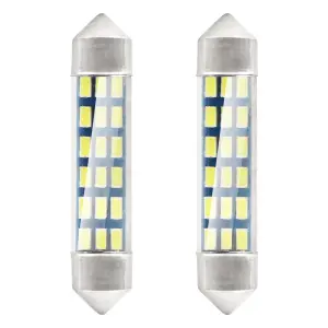 Żarówki LED STANDARD 3014 18SMD Festoon C5W C10W C3W 41mm White 12V AMIO-01092