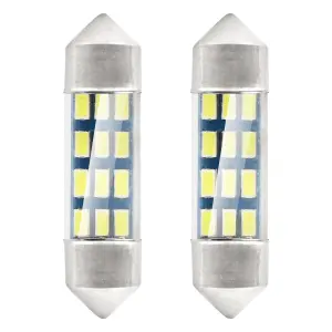 Żarówki LED STANDARD 3014 12SMD Festoon C5W C10W C3W 36mm White 12V