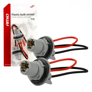 Gniazdo kostka oprawka żarówki T15 W16W W5W AMIO-03049
