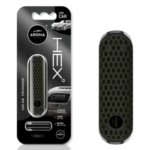 Odświeżacz powietrza AROMA FANCY SHAPES POLYMER HEX Black