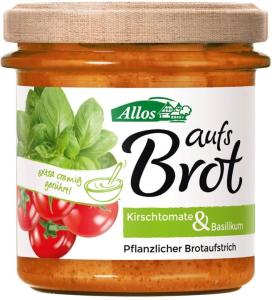 Pasta kremowa z pomidorami cherry i bazylią bezglutenowa BIO 140g Allos