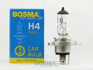 ŻARÓWKA H4 12V 100/90 P43 BOSMA-1369